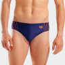 Плавки сліпи для чоловіків Arena DOUBLE GRAPHIC SWIM BRIEFS темно-синій, помаранчевий 105 010951-705