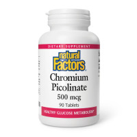 Таблетки Natural Factors Chromium Picolinate 500mcg - 90 tabs 2023-10-3819