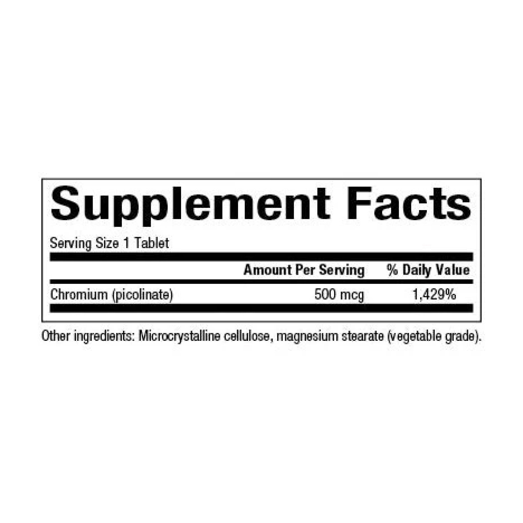 Таблетки Natural Factors Chromium Picolinate 500mcg - 90 tabs 2023-10-3819