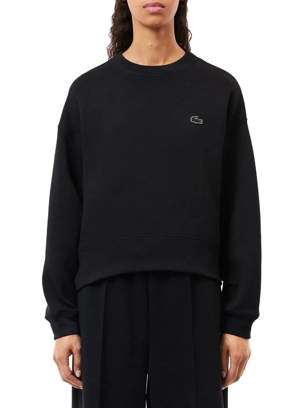 Світшот жіночий Lacoste Oversize Fit Black SF5614031 34 SF5614031