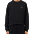 Світшот жіночий Lacoste Oversize Fit Black SF5614031 34 SF5614031