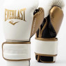 Рукавиці боксерські Everlast POWERLOCK 2R TRAINING GLOVE білий, золотий Уні 10 унцій P00003048