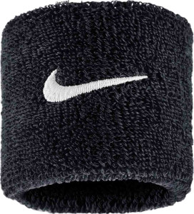 Напульсник Nike SWOOSH CLASSIC WRISTBANDS 2PK чорний Уні One Size N.101.2405.010.OS
