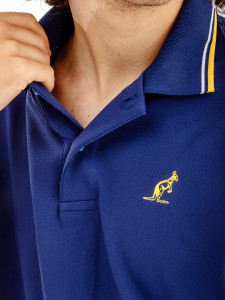 Футболка поло AUSTRALIAN TWO-STRIPES POLO TECH PIQUE' R-FIT LSUPO0006-842A