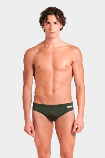 Плавки сліпи Arena TEAM SWIM BRIEFS SOLID оливковий Чол 100 004773-660