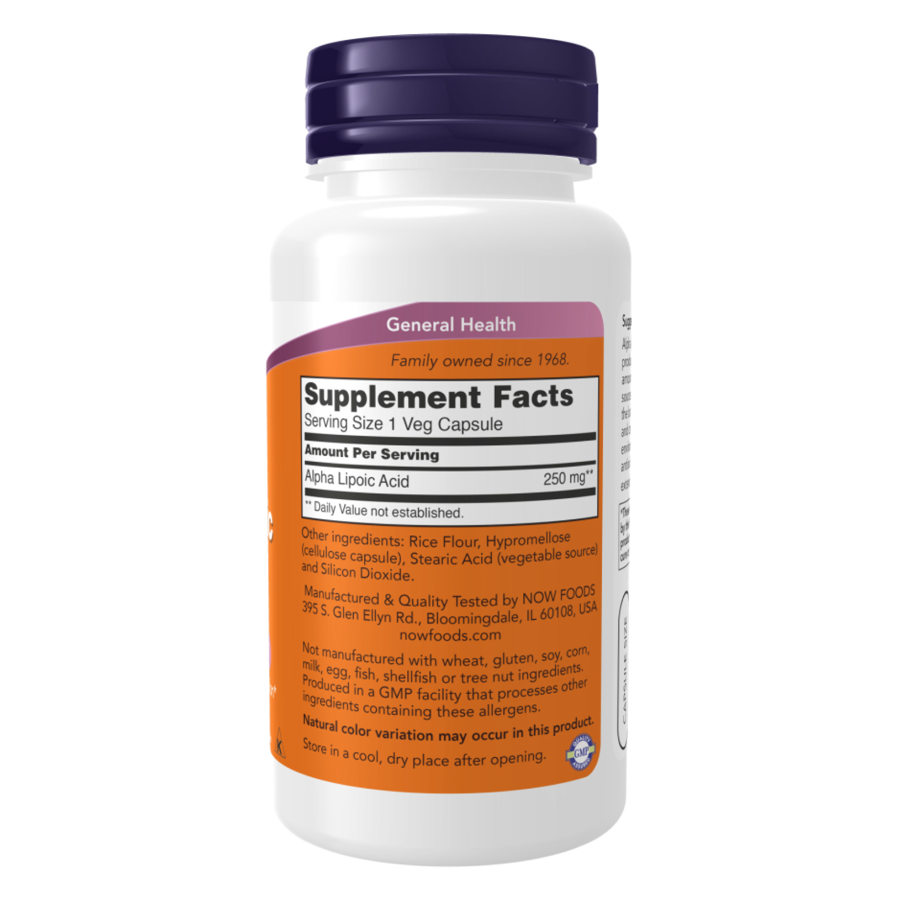 Капсули Alpha Lipoic Acid 250mg - 120 vcaps 2022-10-2618