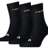 Шкарпетки Head ELEMENTS ALL SPORTS SHORT CREW 3P чорний Чол 39-42 701229009-001