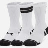 Шкарпетки UA Perf Tech Nov 3pk Crew білий Уні LG 1379515-101