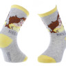 Шкарпетки PRINCESS BELLE сірий, жовтий Діт 19-22, арт.43891047-4 43891047-4