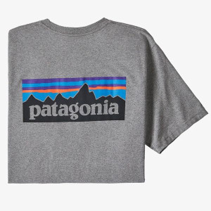 Футболка Patagonia m's p-6 logo responsibili tee 38504 GLH
