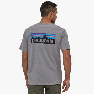Футболка Patagonia m's p-6 logo responsibili tee 38504 GLH