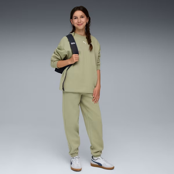 Костюм спортивний підлітковий Loungewear Sweat Suit 68972782 Puma 140 Фісташковий 68972782