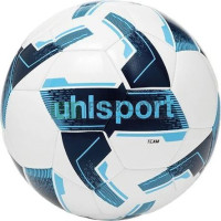 М'яч футбольний Uhlsport TEAM біло-темно-синьо-блакитний 1001725-05