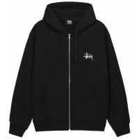 Худі Stussy BASIC ZIP HOODIE Black 1975000-BLACK
