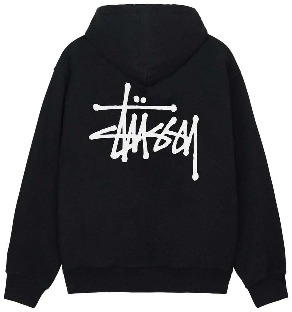 Худі Stussy BASIC ZIP HOODIE Black 1975000-BLACK