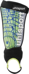 Щитки футбольні Uhlsport FLEX PLATE зелено-сині 1006782 03 1006782-03