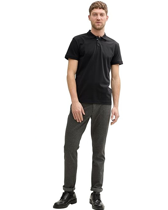 Поло Men's Polo Shirt 1045630-29999 Tom Tailor L Чорний 1045630-29999