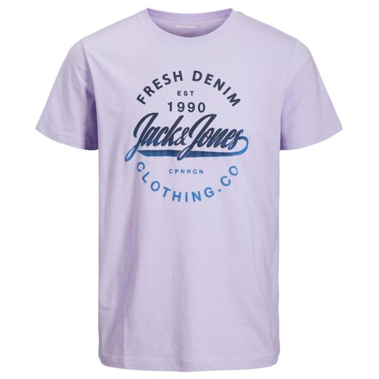 Футболка JJFRESH TEE SS 12200223-Lavender-Fit:Standard Fit Jack&Jones M Бузковий 12200223-LAVENDER-FIT:STA