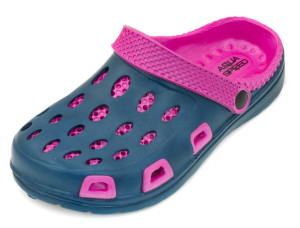 Крокси Aqua Speed SILVI 6915 синій, рожевий Діт 24 508-49