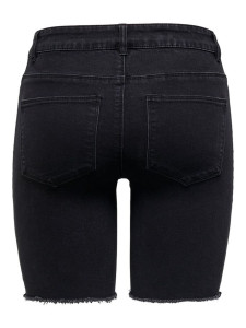 Шорти ONLSUN ANNE K MID SHRT RAW HEM BJ15690 15205854 Black Denim ONLY L Чорний 15205854BLACKDENIM