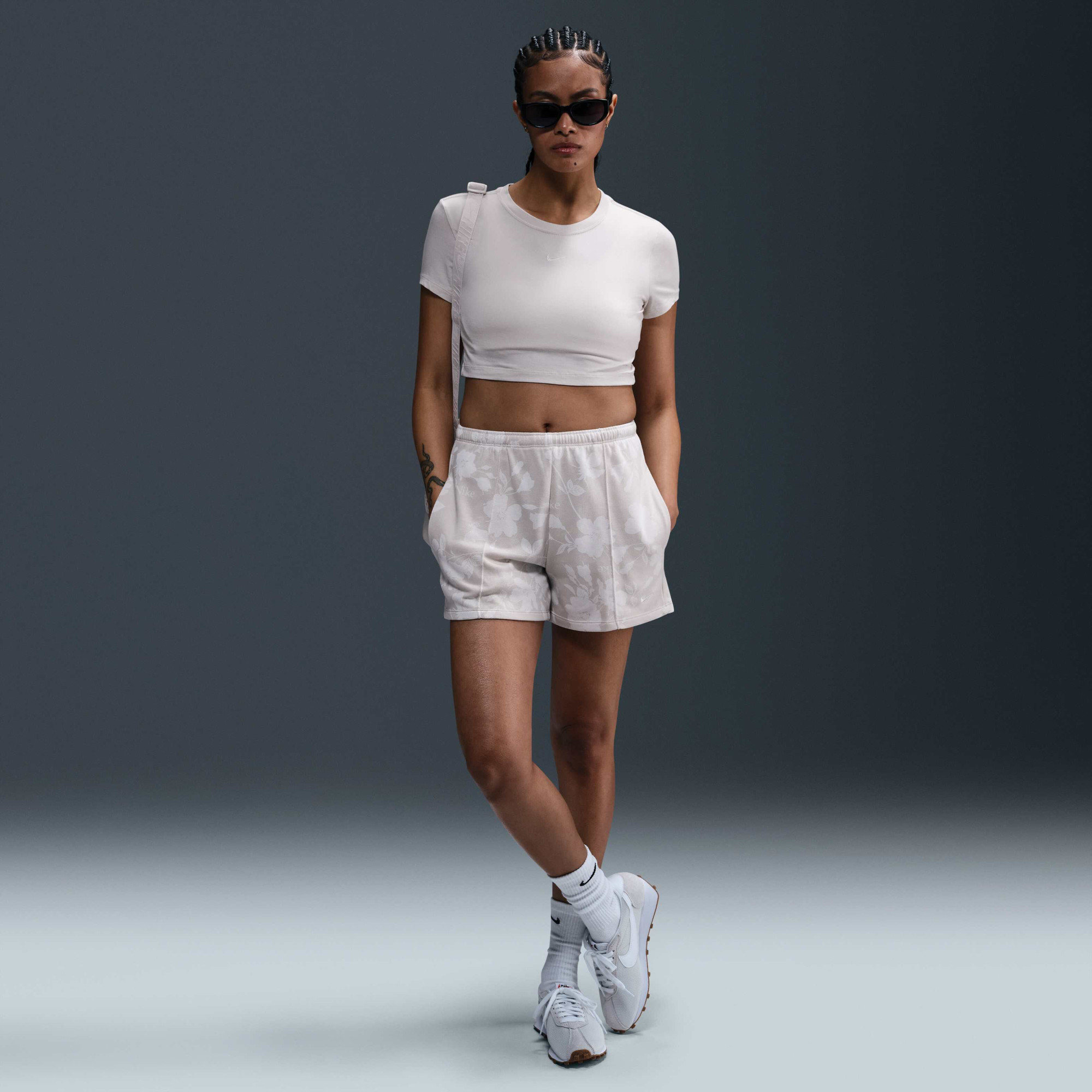 Шорти жіночі Nike Sportswear Chill Terry Beige HQ5704-104