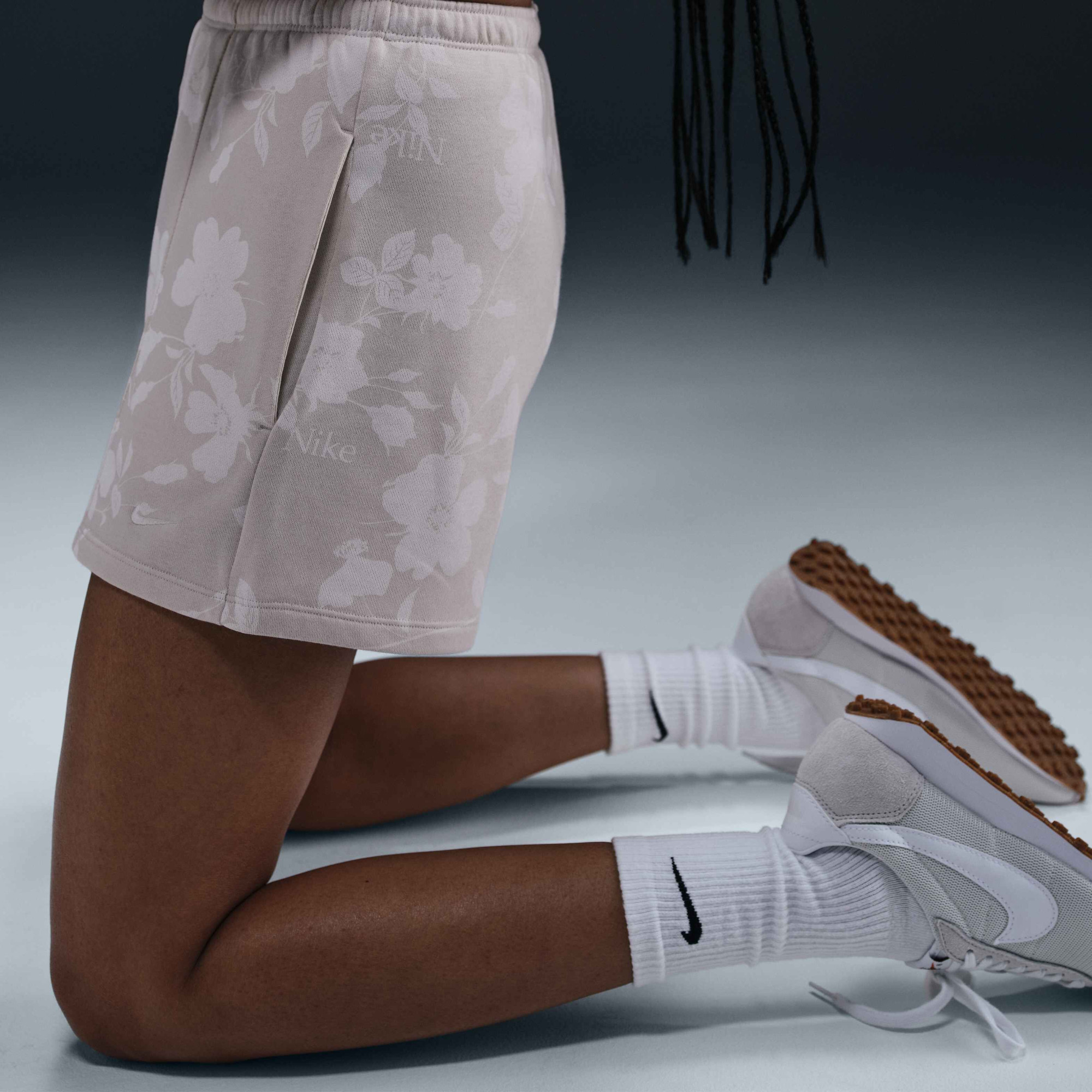 Шорти жіночі Nike Sportswear Chill Terry Beige HQ5704-104