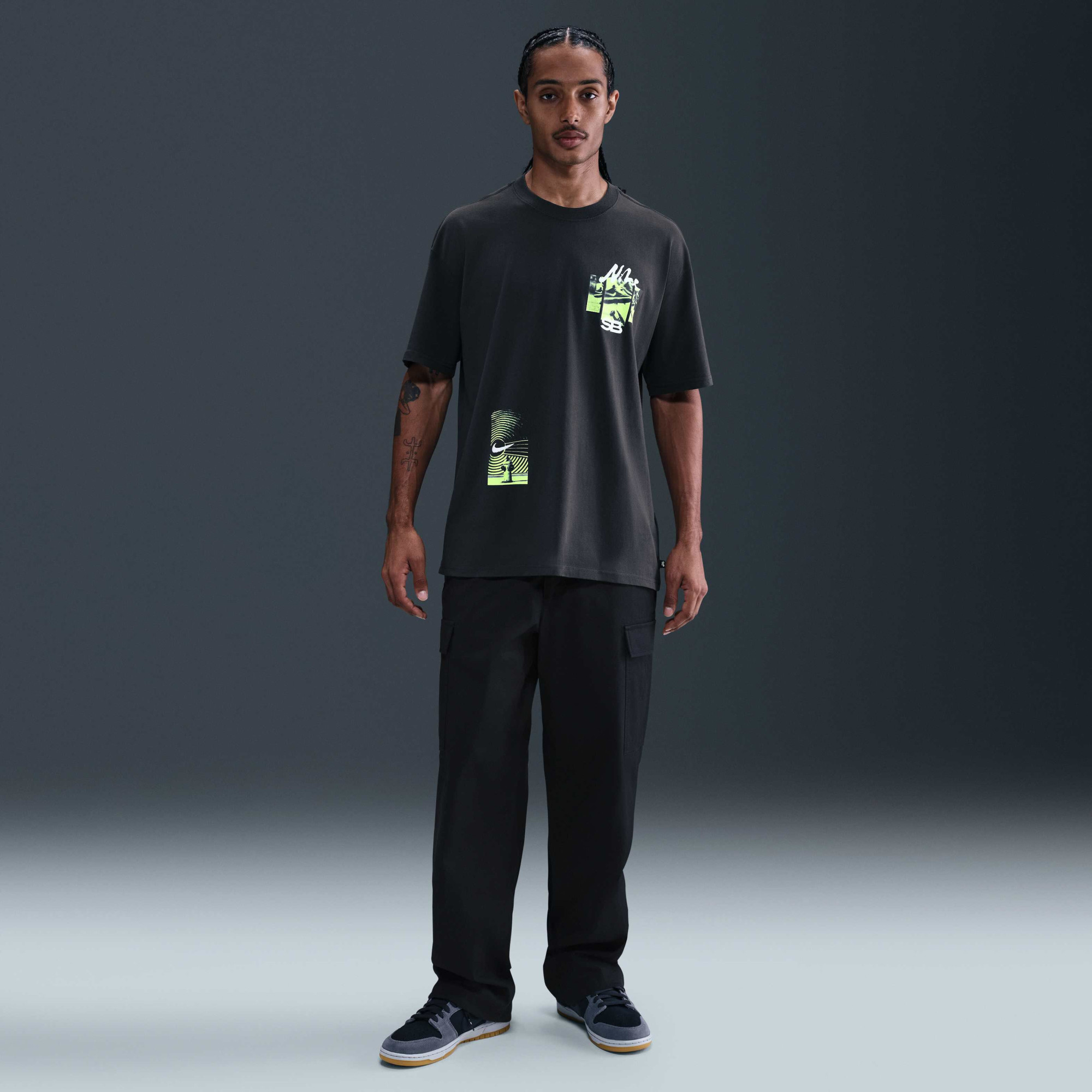 Футболка чоловіча Nike Sb Max90 Black HV1304-045