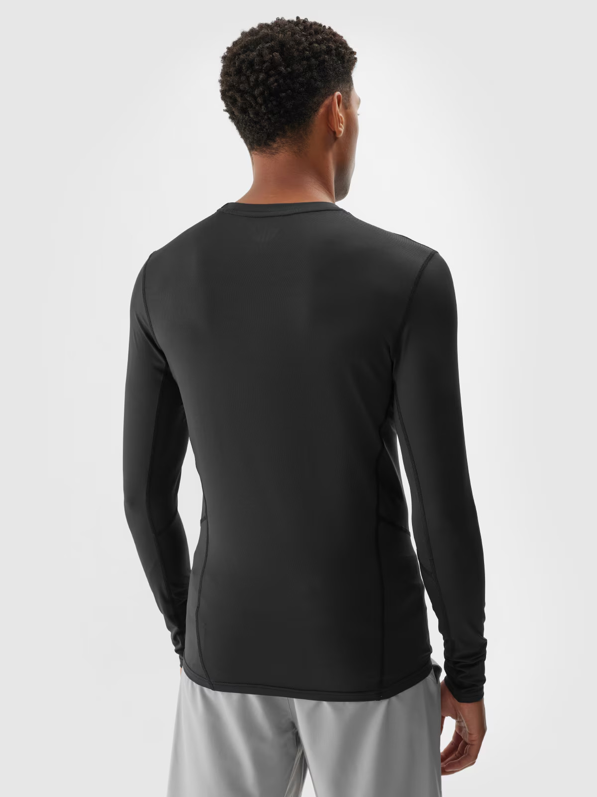 Футболка з довгим рукавом LONGSLEEVE FNK 4FWAW24TFLOM273-20S 4F XL Чорний 4FWAW24TFLOM273-20S