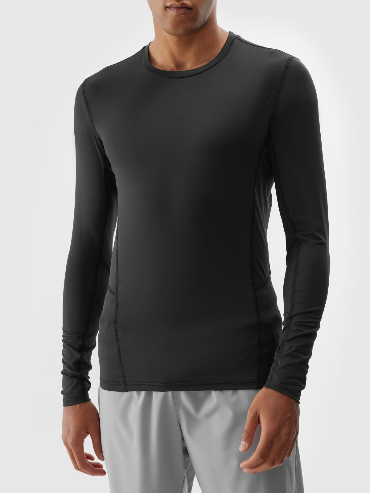 Футболка з довгим рукавом LONGSLEEVE FNK 4FWAW24TFLOM273-20S 4F XL Чорний 4FWAW24TFLOM273-20S