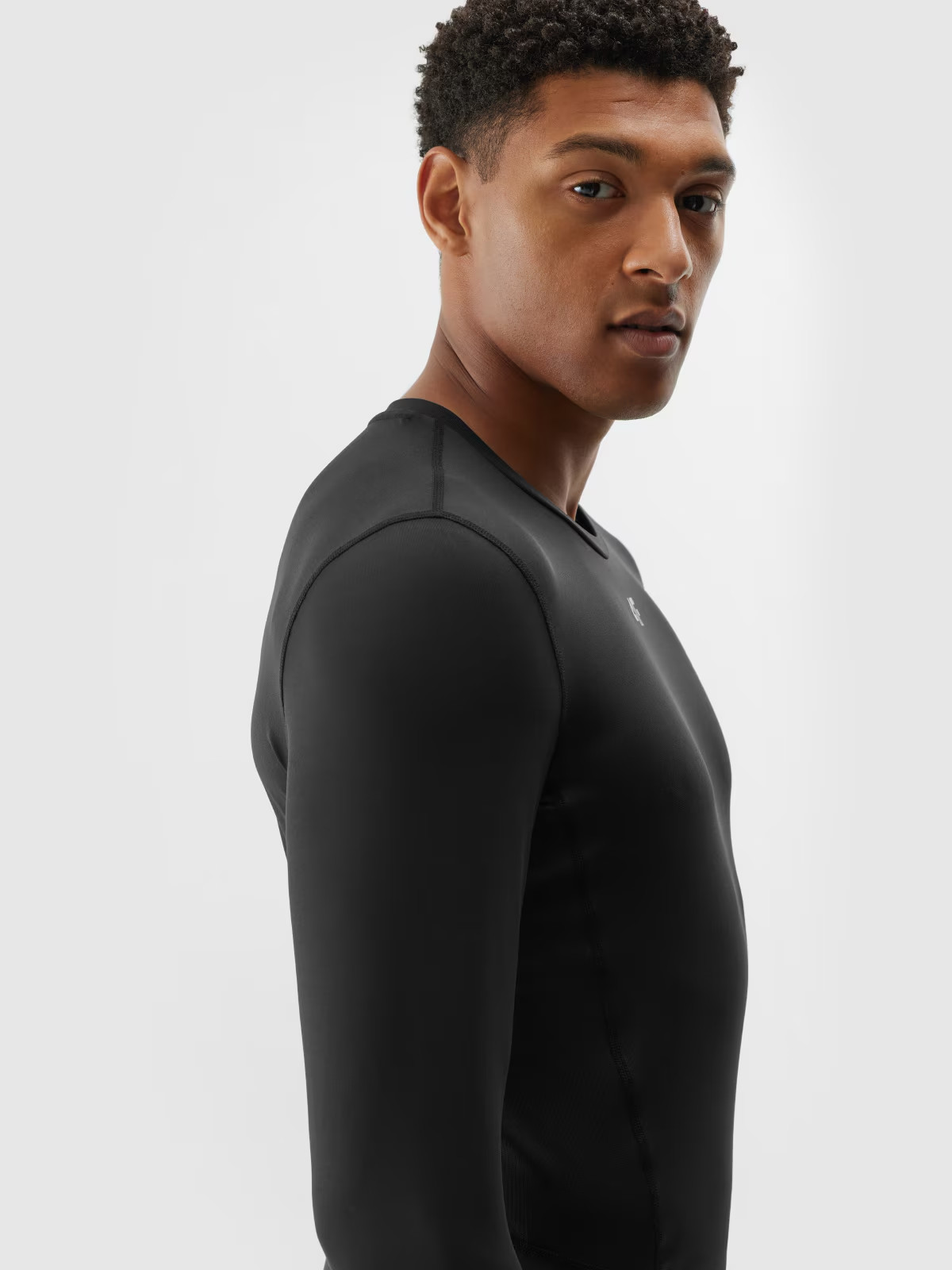 Футболка з довгим рукавом LONGSLEEVE FNK 4FWAW24TFLOM273-20S 4F XL Чорний 4FWAW24TFLOM273-20S