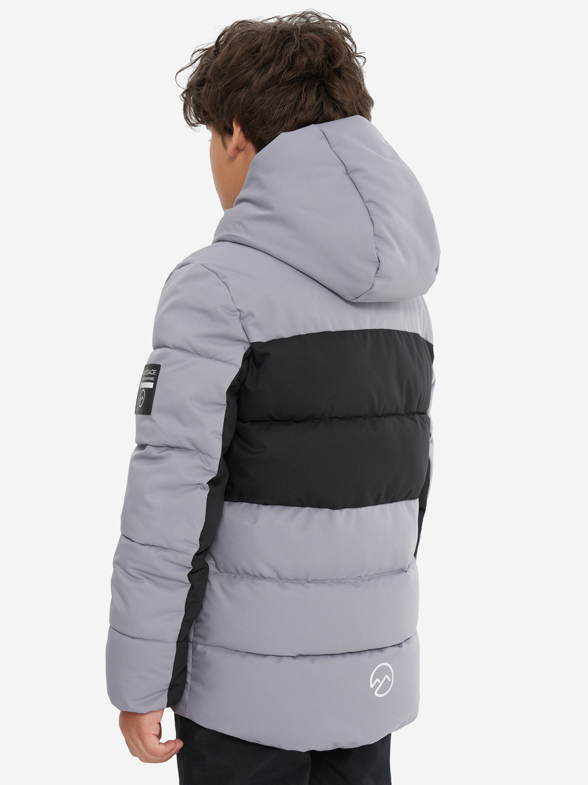 Куртка утеплена для хлопчиків 131780GSD-AB Glissade 128-134 Темно-сірий 131780GSD-AB