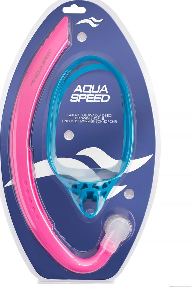 Аква-трубка для маски AQUA Speed Juno Junior 62928 рожевий, синій One Size 734-03