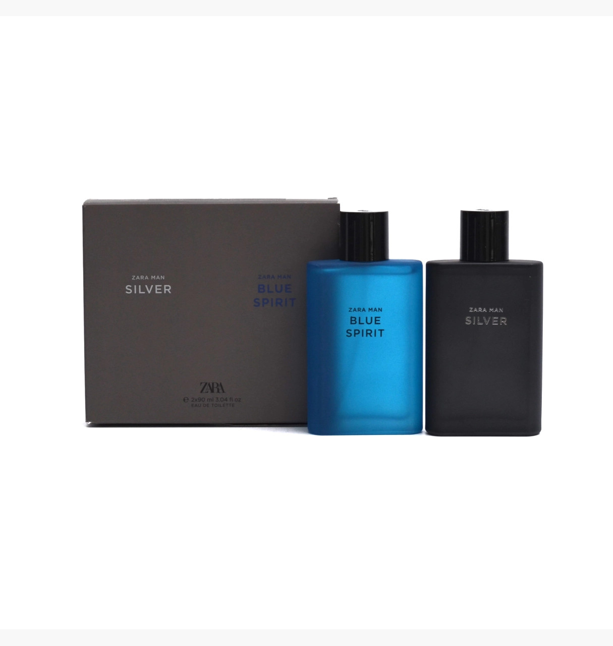 Парфуми Zara Man Silver + Blue Spirit Eau 2X 90 Black/Blue 210768999 2X90 ML 210768999