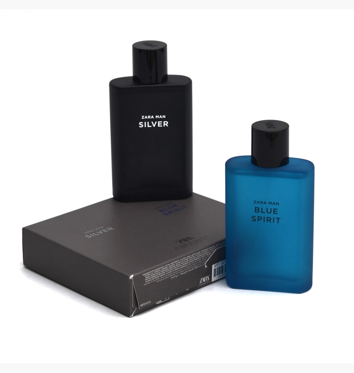 Парфуми Zara Man Silver + Blue Spirit Eau 2X 90 Black/Blue 210768999 2X90 ML 210768999