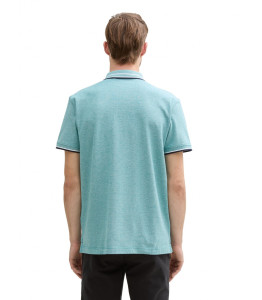 Футболка поло POLO SHIRT WITH STRETCH 1045629-37556 Tom Tailor L Блакитний 1045629-37556