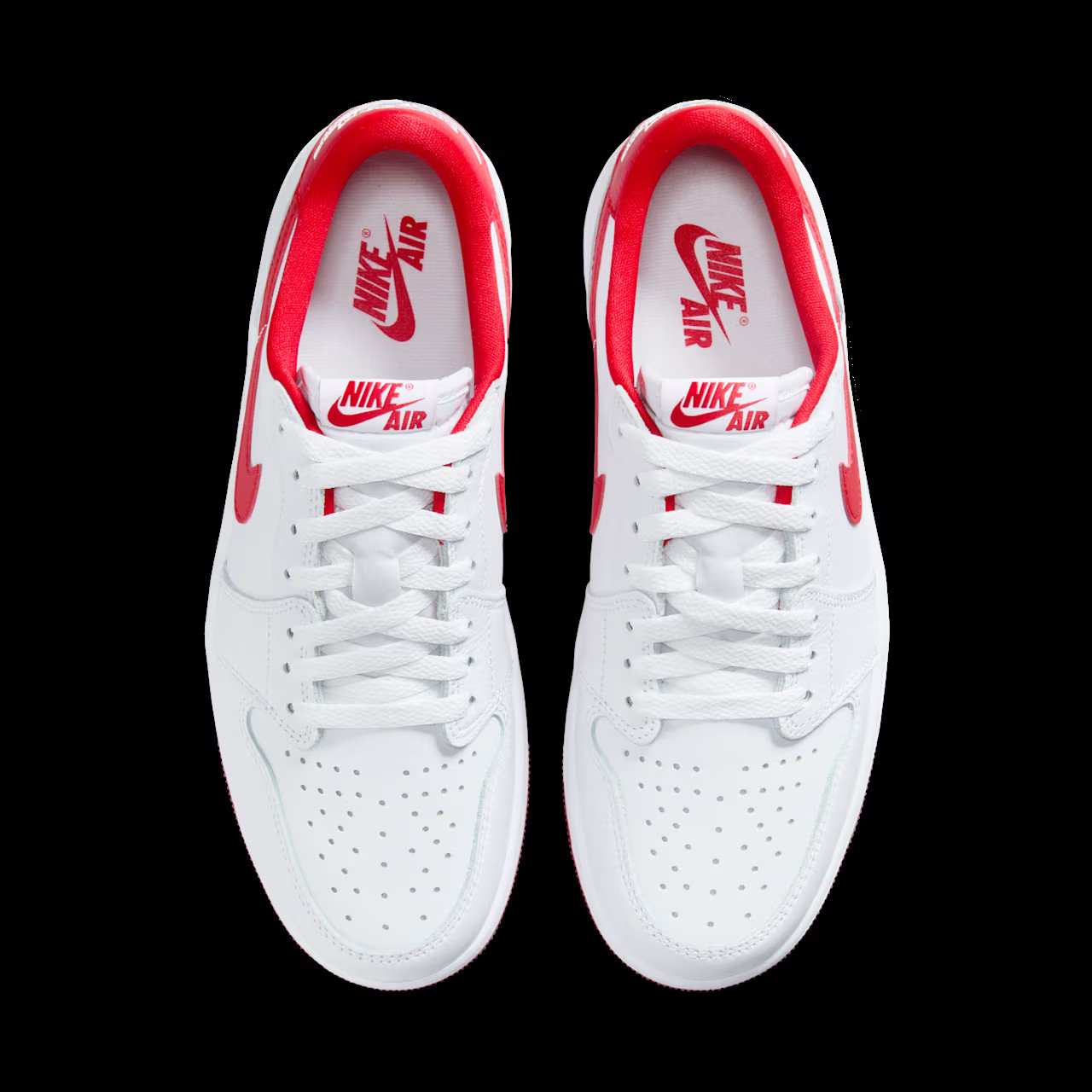 Кросівки Nike Air Jordan 1 Low Retro OG White University Red CZ0790-161
