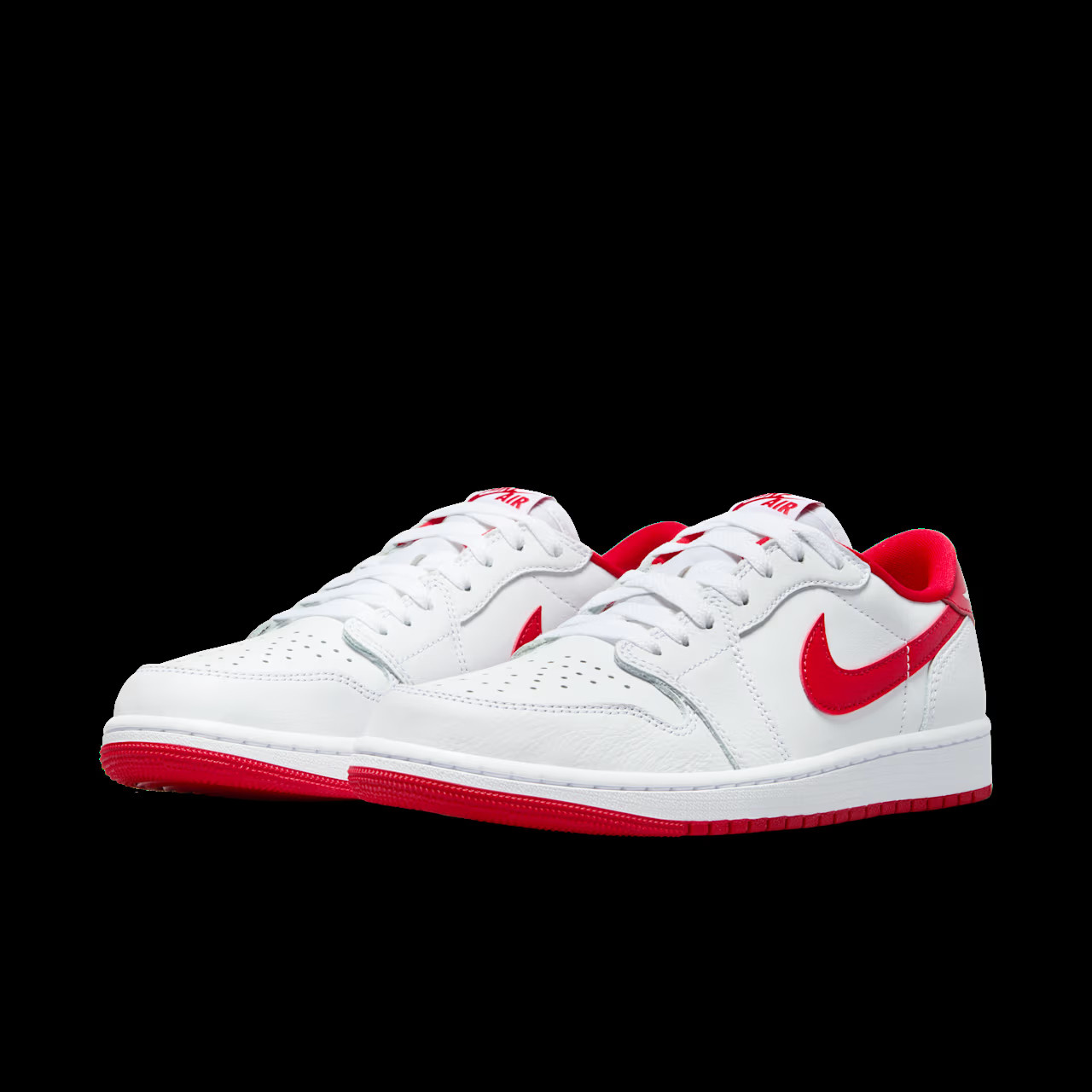Кросівки Nike Air Jordan 1 Low Retro OG White University Red CZ0790-161