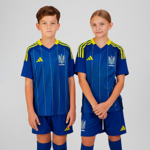 Футболка дитяча Adidas Performance UKRAINE 24 IP2186, Цвет Синий, Размер (Европа) - 152cm IP2186