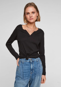 Футболка з довгими рукавами 510.11.899.12.130.2102325-0200 Q/S by s.Oliver L Білий 510.11.899.12.130.2102325