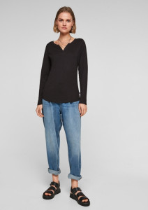 Футболка з довгими рукавами 510.11.899.12.130.2102325-0200 Q/S by s.Oliver L Білий 510.11.899.12.130.2102325