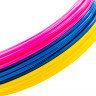 Кільця спортивні 12 шт (4 Жовті+4 Сині+4 Рожеві) AVK3-739-463-600