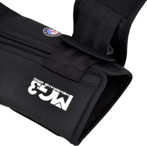 Рукавиці боксерські RDX BOXING GLOVES NEW AURA F17 чорний, червоний Уні 14 унцій BGR-F17BR