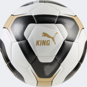 М'яч футбольний Puma KING ball білий, чорний, бежевий 5 (084736-01) 084736-01