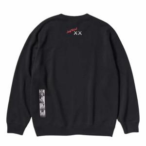 Толстовка KAWS x Uniqlo Warhol Graphic 476119 Sweatshirt (Black Phone red kaws) E476119-000