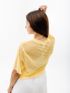 Футболка Nike W NSW AIR AOP MESH SS CROP TOP DV8245-795