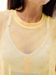 Футболка Nike W NSW AIR AOP MESH SS CROP TOP DV8245-795