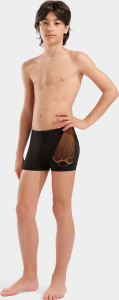 Плавки Шорти для хлопчиків Arena BRIGHT SWIM SHORT чорний, помаранчевий 128 см 006721-503