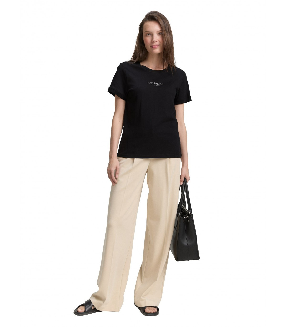 Футболка T-Shirt 1047736-14482 Tom Tailor M Чорний 1047736-14482