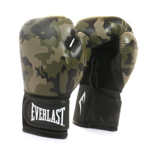 Рукавиці боксерські Everlast SPARK TRAINING GLOVE чорний, коричневий Уні 10 унцій P00002413
