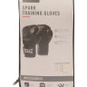 Рукавиці боксерські Everlast SPARK TRAINING GLOVE чорний, коричневий Уні 10 унцій P00002413